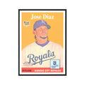 Jose Diaz Rookie 2007 Topps Heritage #367 Kansas City Royals Baseball Card NM