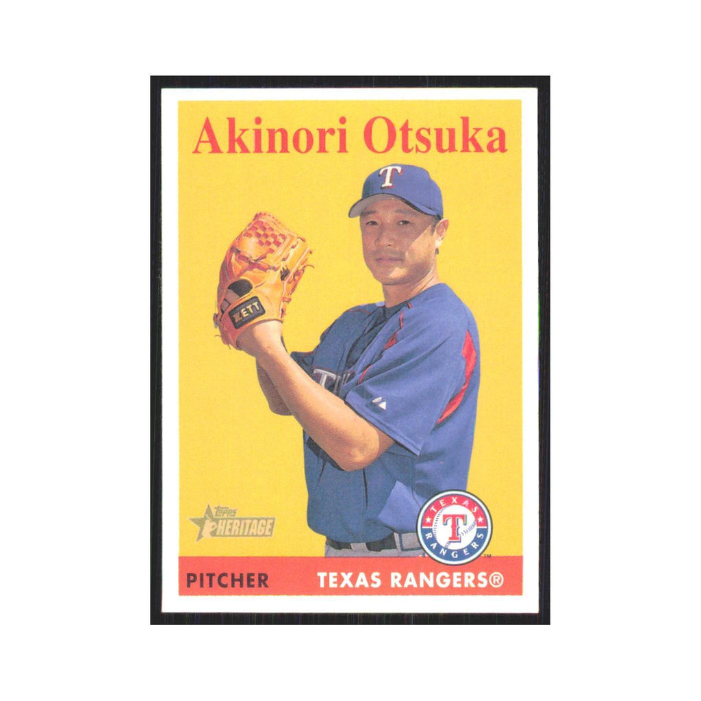 Akinori Otsuka 2007 Topps Heritage #453 Texas Rangers Baseball Card NM