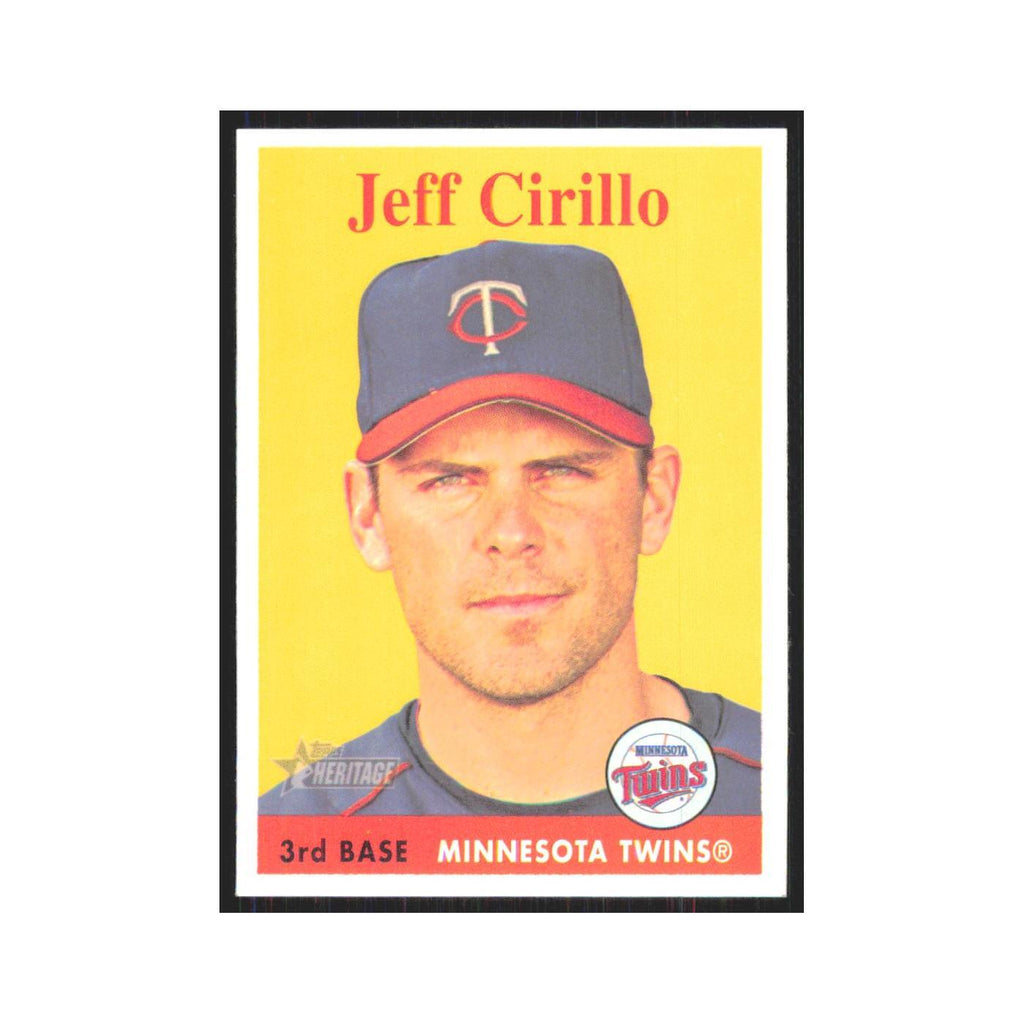 Jeff Cirillo 2007 Topps Heritage #378 Minnesota Twins Baseball Card NM