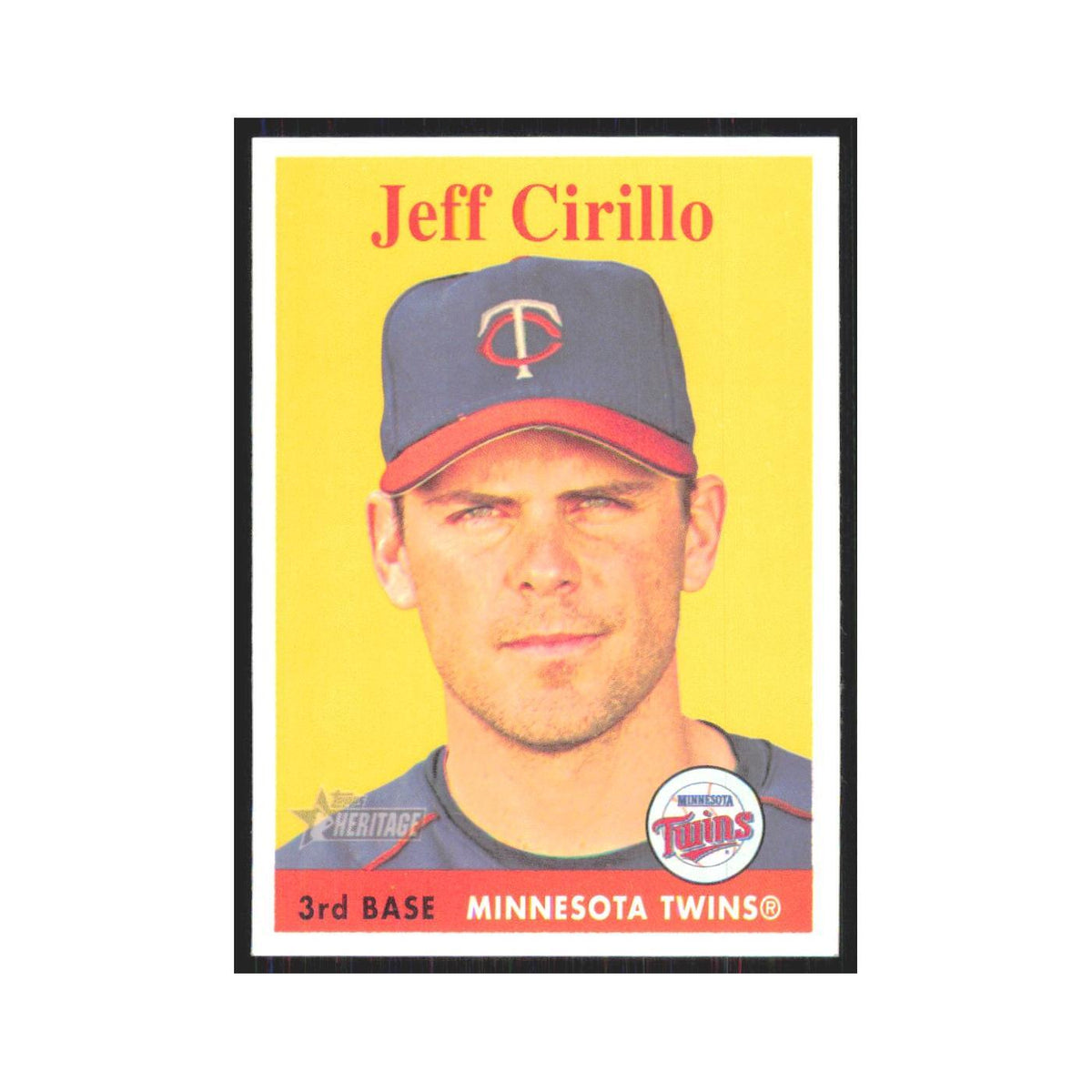 Jeff Cirillo 2007 Topps Heritage #378 Minnesota Twins Baseball Card NM