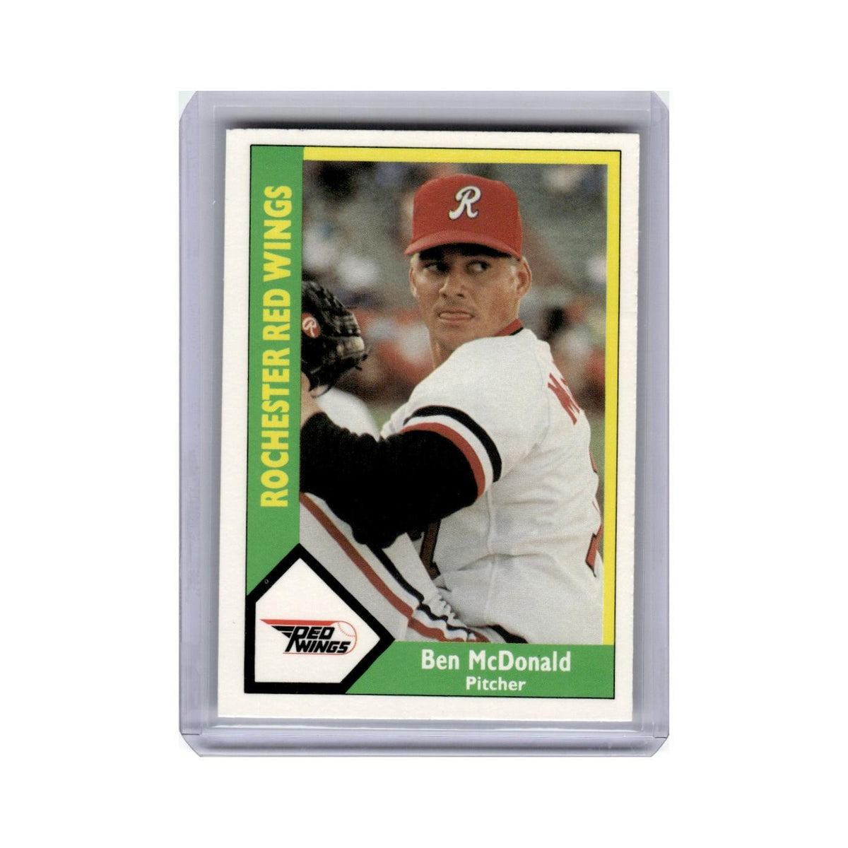 Ben McDonald 1990 CMC #1 Rochester Red Wings Baseball Card NM