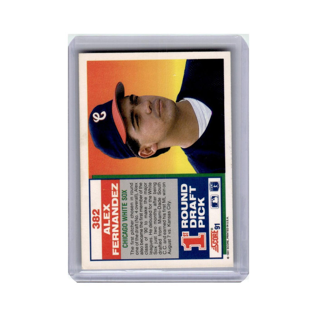 Alex Fernandez 1991 Score #382 Chicago White Sox Baseball Card NM