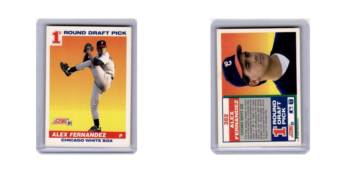 Alex Fernandez 1991 Score #382 Chicago White Sox Baseball Card NM