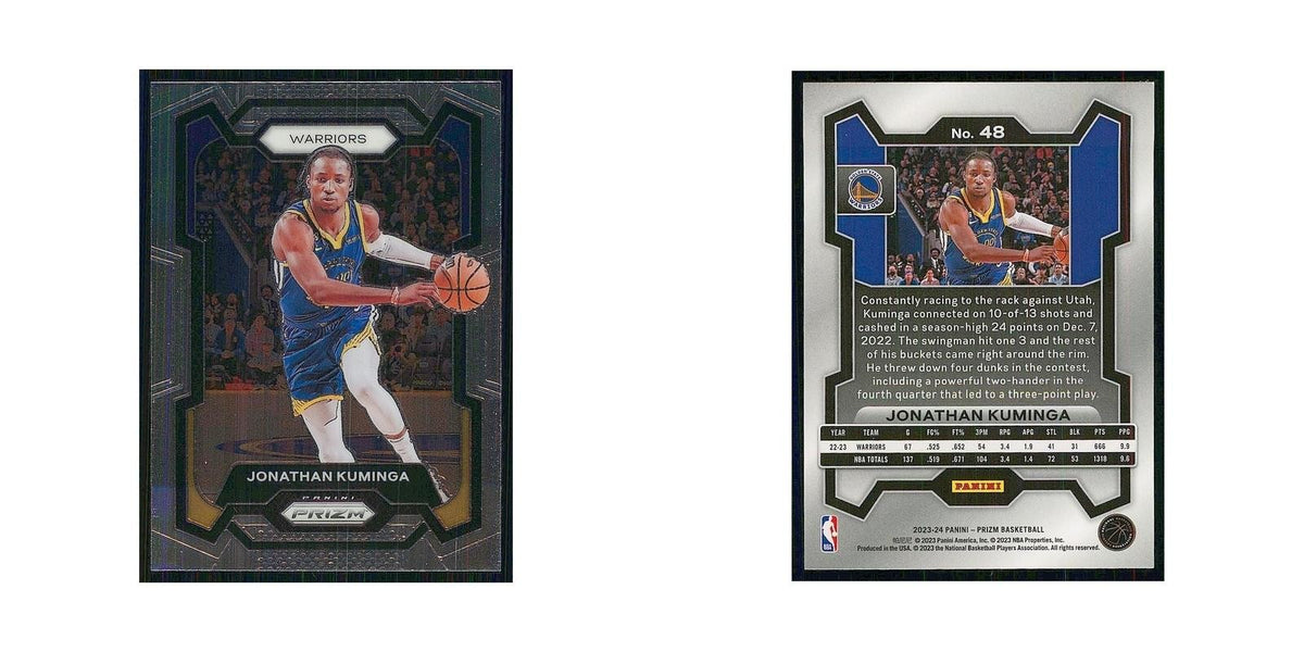 2023 Panini Prizm Jonathan Kuminga Golden State Warriors #48