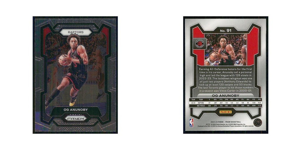 2023 Panini Prizm OG Anunoby Raptors #91