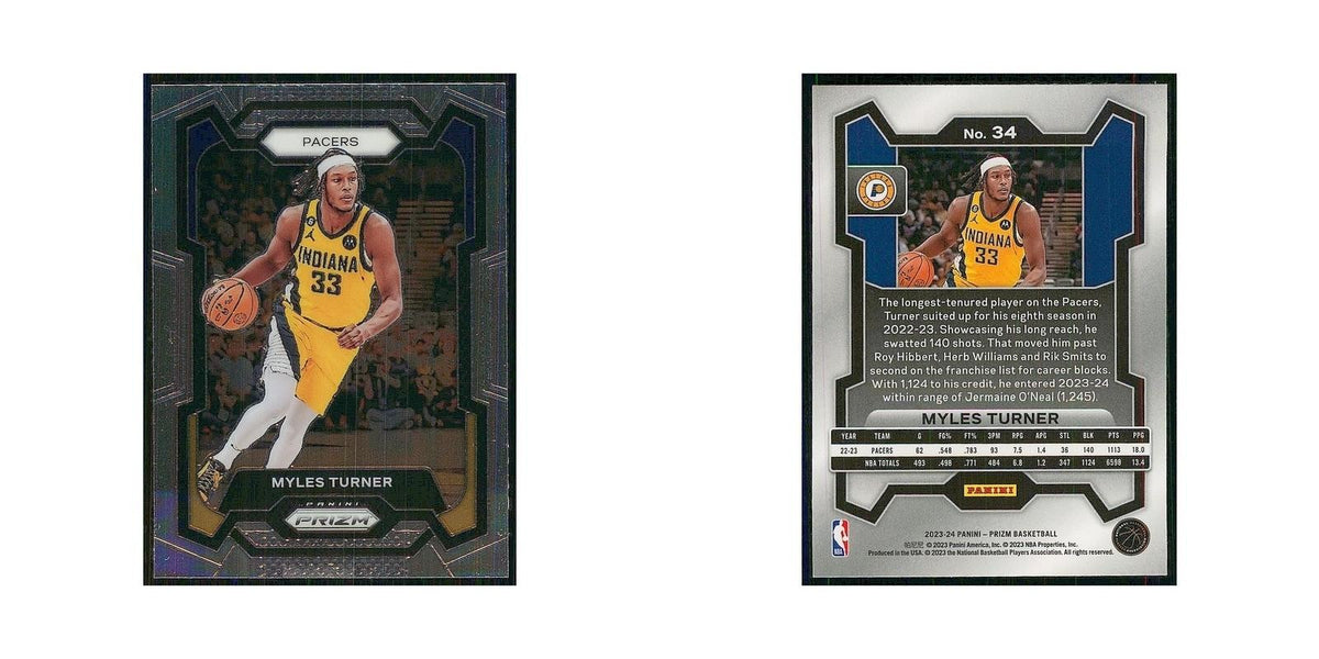 2023 Panini Prizm Myles Turner Pacers #34