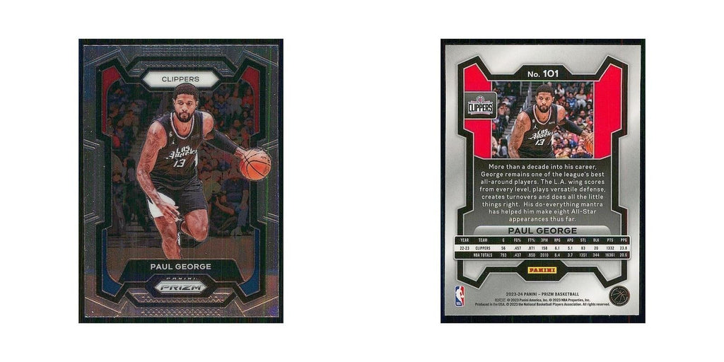 2023 Panini Prizm Paul George Clippers #101