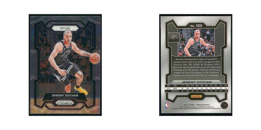 2023 Panini Prizm Jeremy Sochan Spurs #122