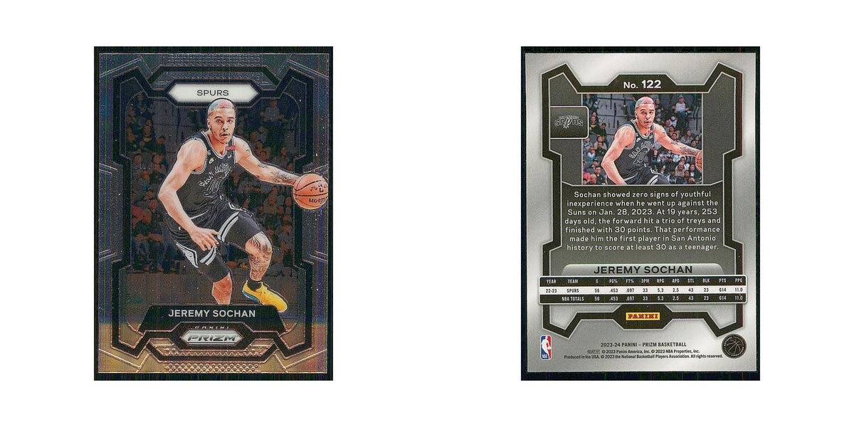 2023 Panini Prizm Jeremy Sochan Spurs #122