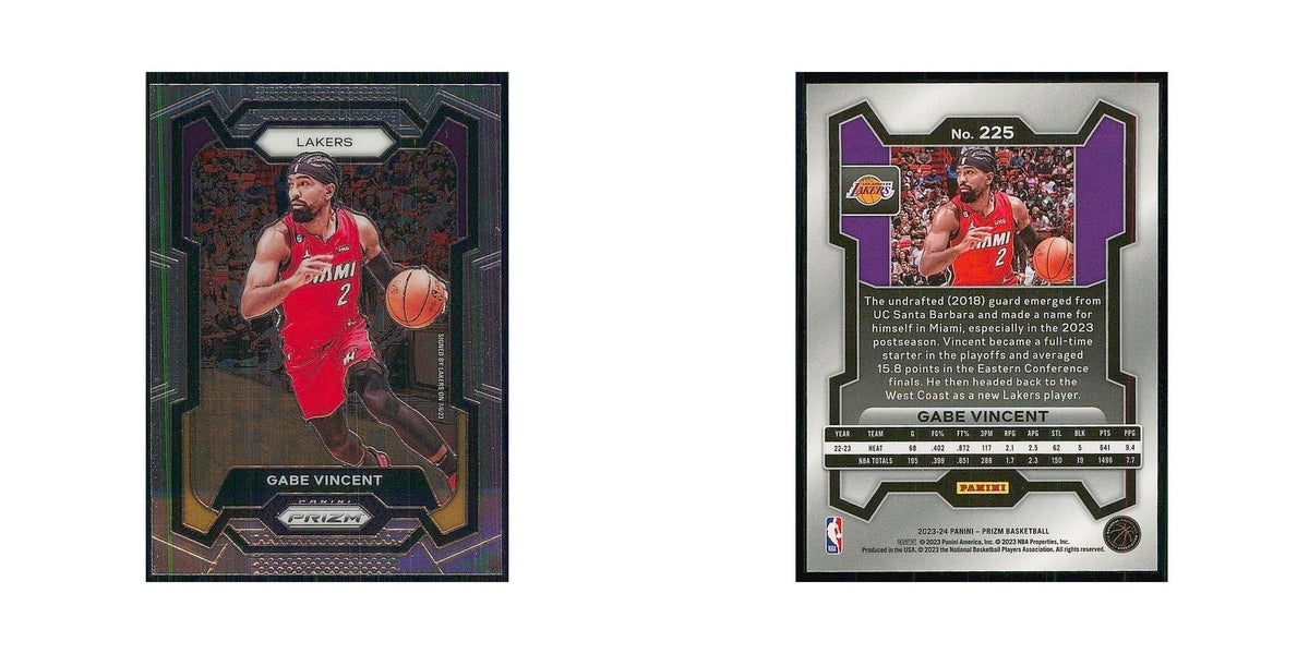 2023 Panini Prizm Gabe Vincent Lakers #225