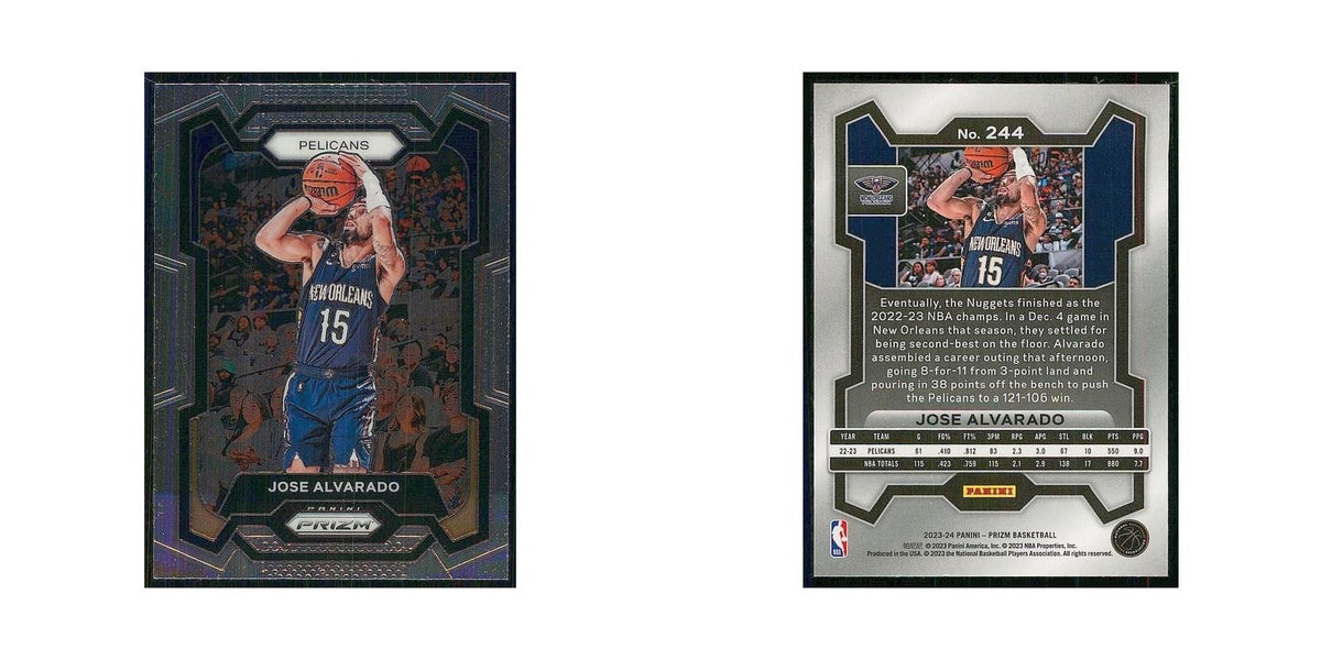 2023 Panini Prizm Jose Alvarado Pelicans #244