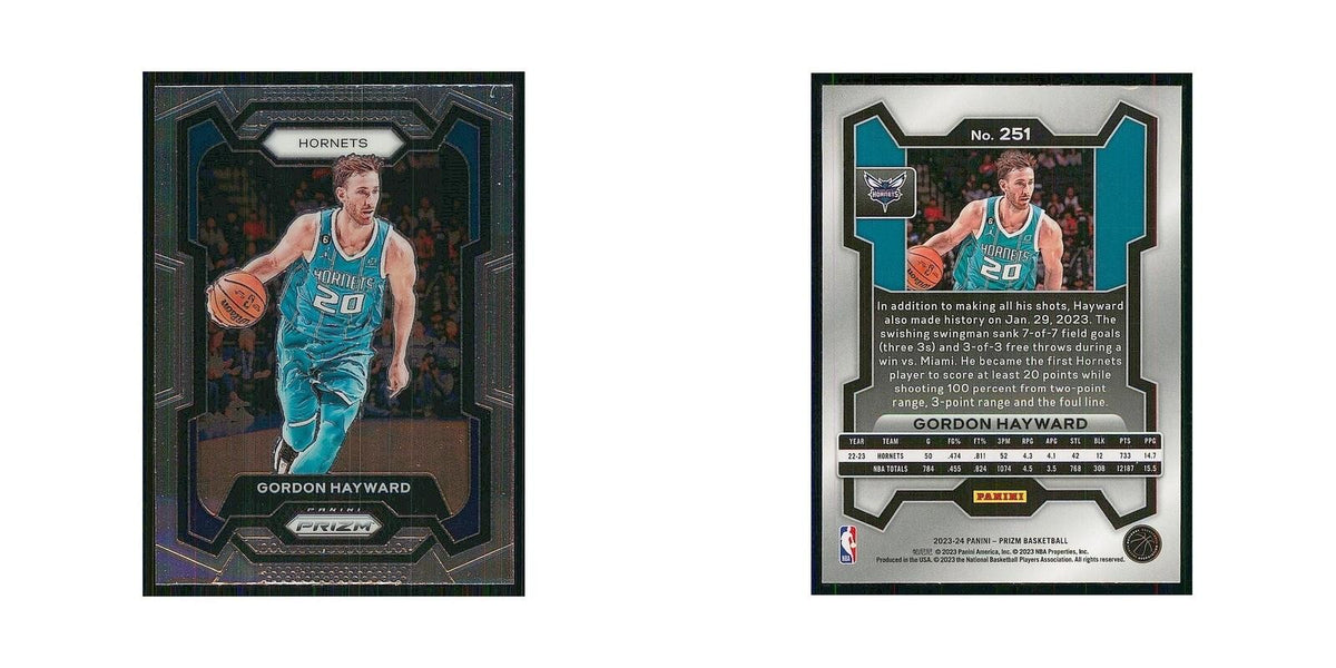 2023 Panini Prizm Gordon Hayward Hornets #251