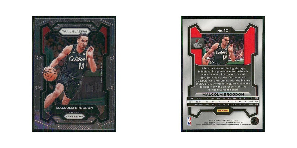 2023 Panini Prizm Malcolm Brogdon Blazers #10