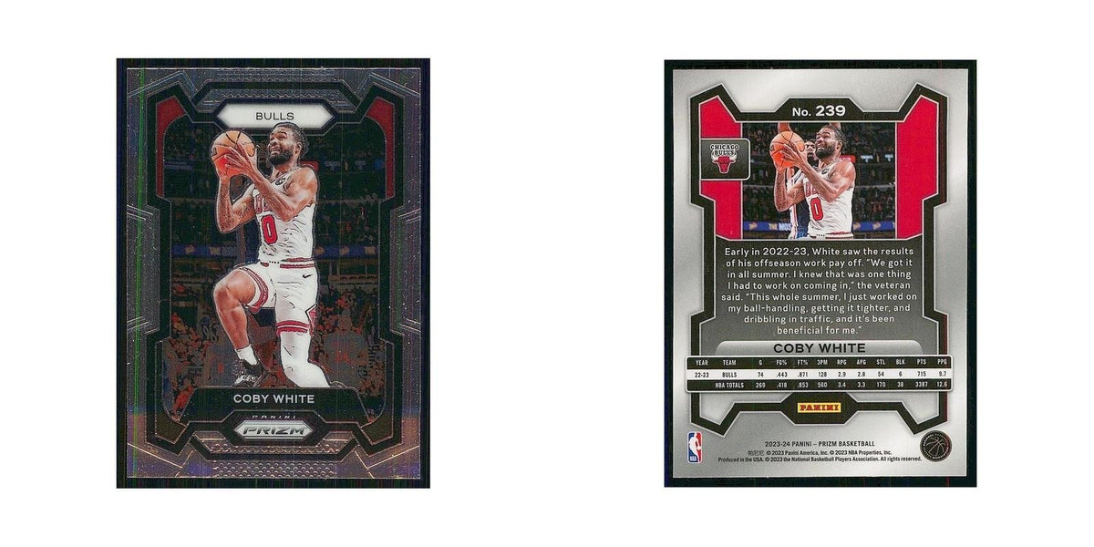 2023 Panini Prizm Coby White Bulls #239