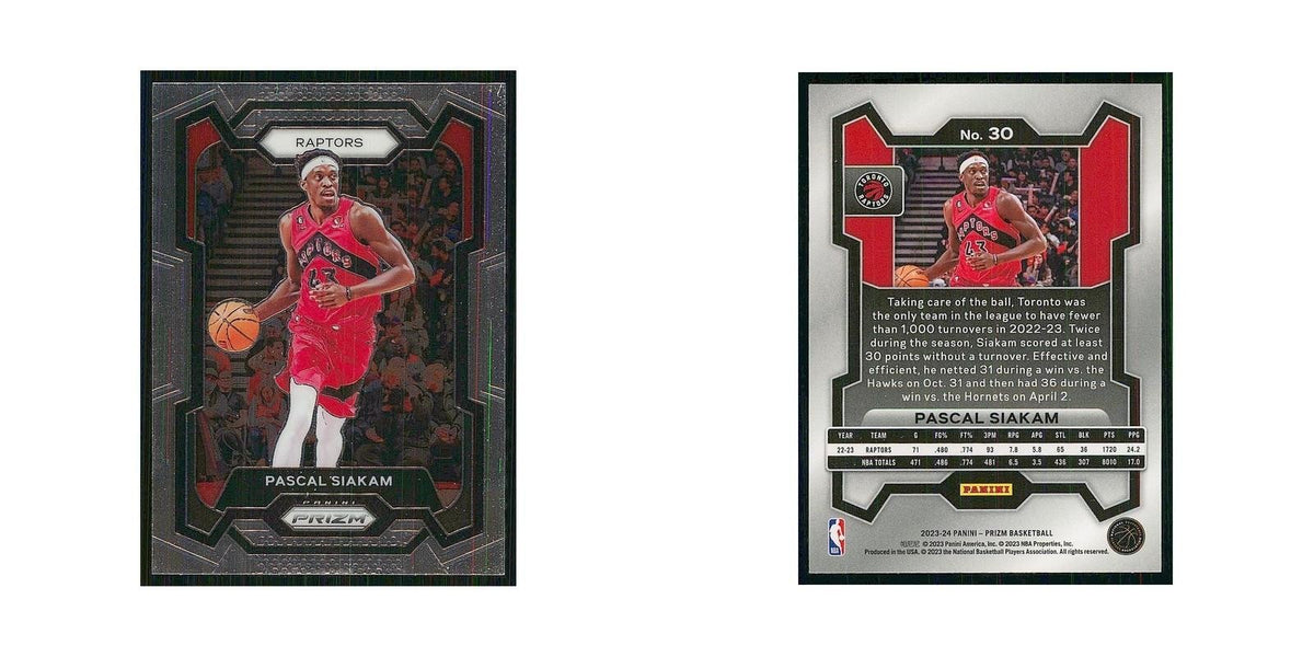 2023 Panini Prizm Pascal Siakam Raptors #30