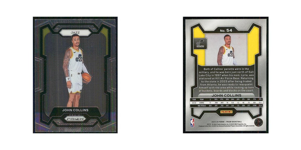 2023 Panini Prizm John Collins Jazz #54