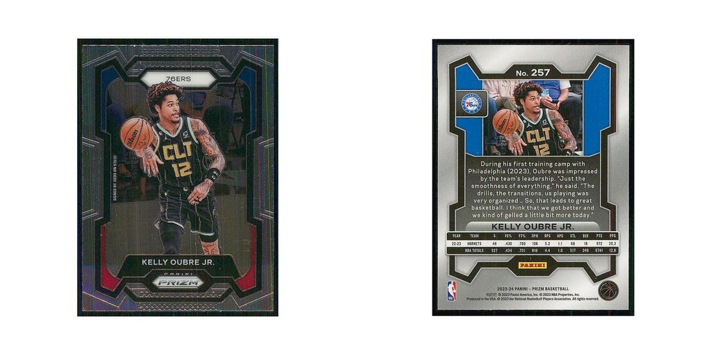 2023 Panini Prizm Kelly Oubre Jr. 76ers #257