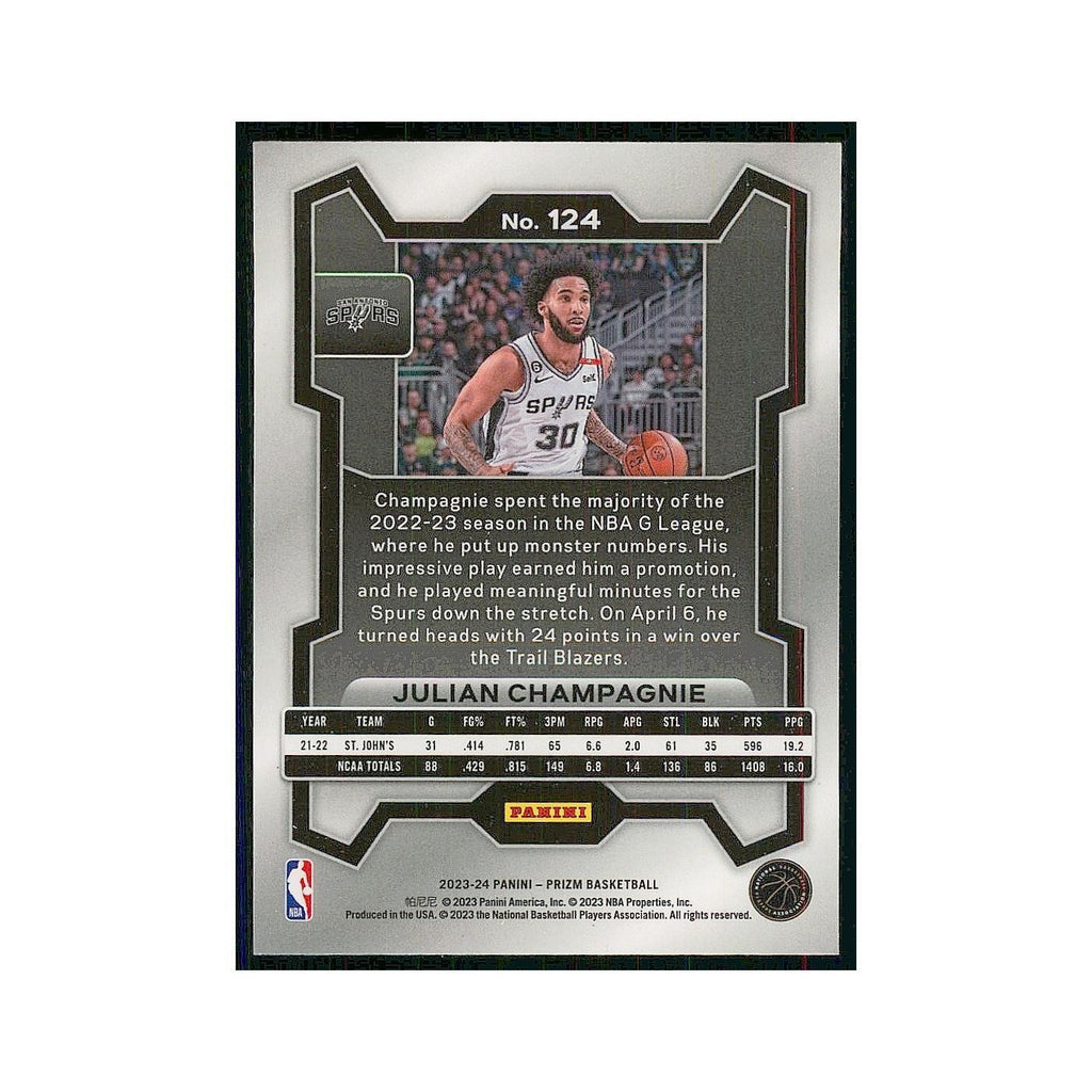 2023 Panini Prizm Julian Champagnie Spurs #124