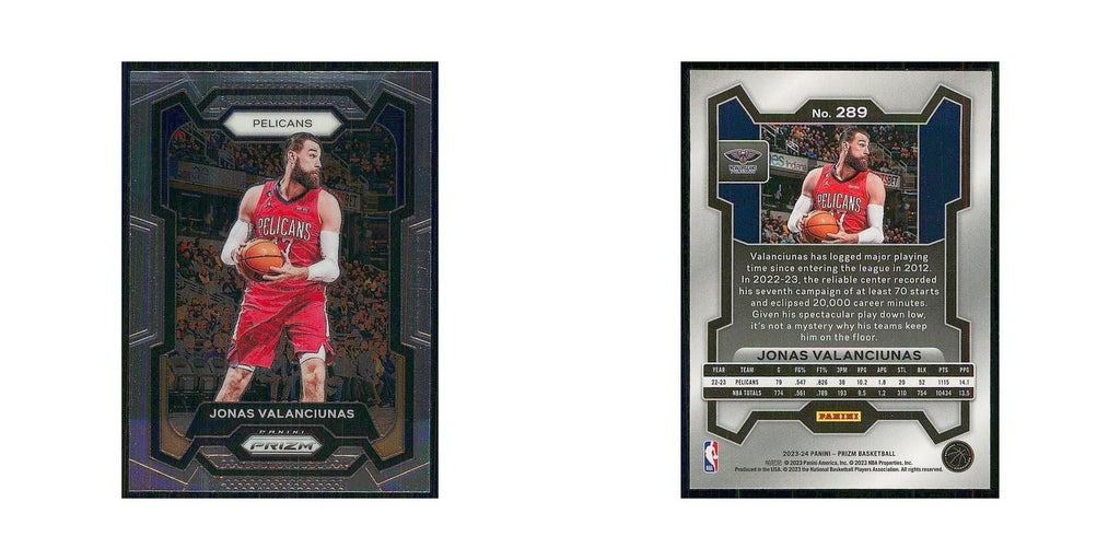 2023 Panini Prizm Jonas Valanciunas Pelicans #289