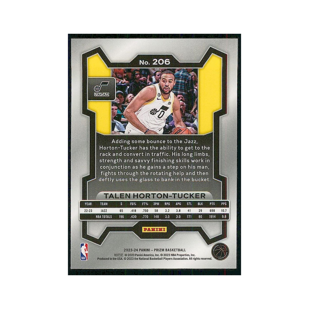 2023 Panini Prizm Talen Horton-Tucker Jazz #206