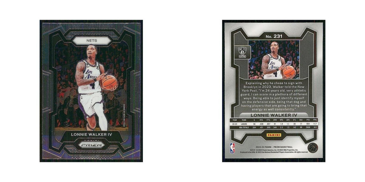 2023 Panini Prizm Lonnie Walker IV Nets #231