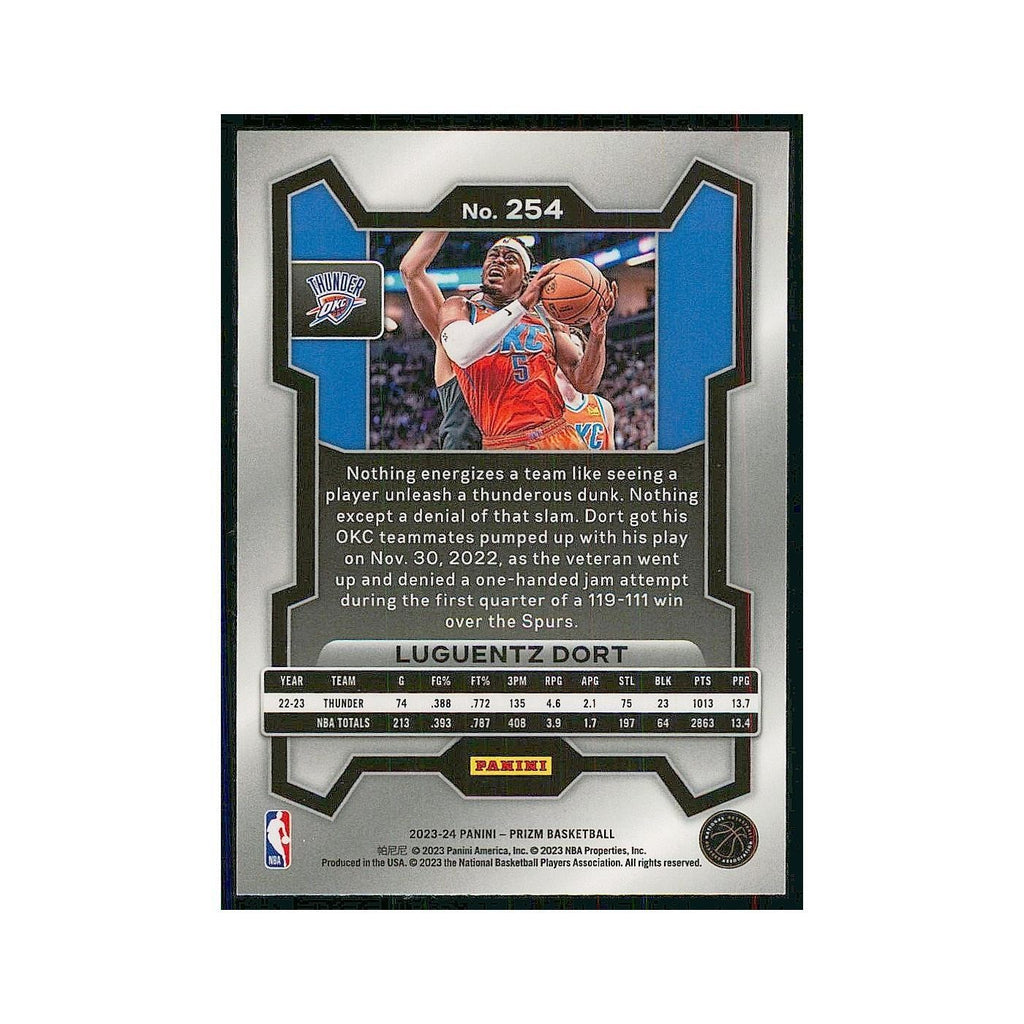 2023 Panini Prizm Luguentz Dort Thunder #254
