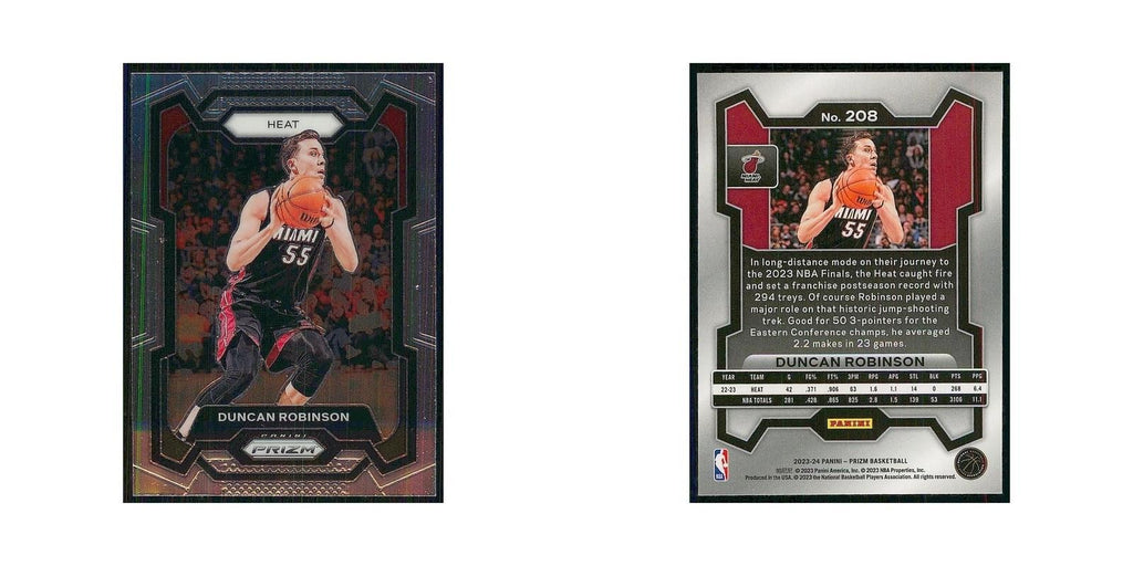 2023 Panini Prizm Duncan Robinson Heat #208