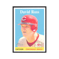 David Ross 2007 Topps Heritage #73 Cincinnati Reds Baseball Card NM