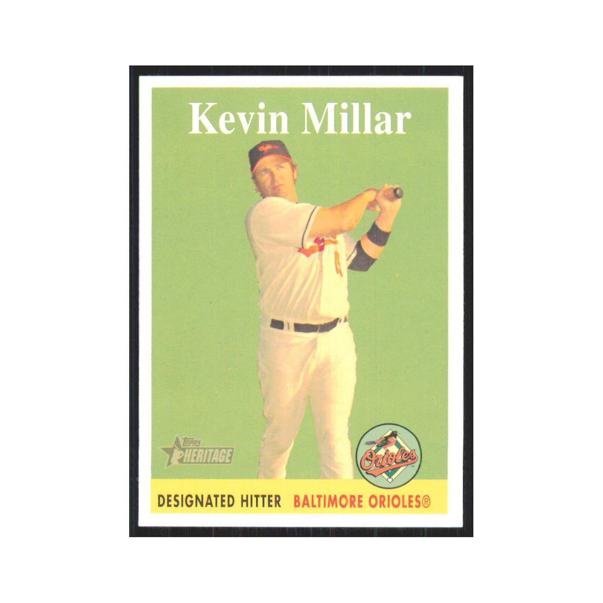 Kevin Millar 2007 Topps Heritage #279 Baltimore Orioles Baseball Card NM