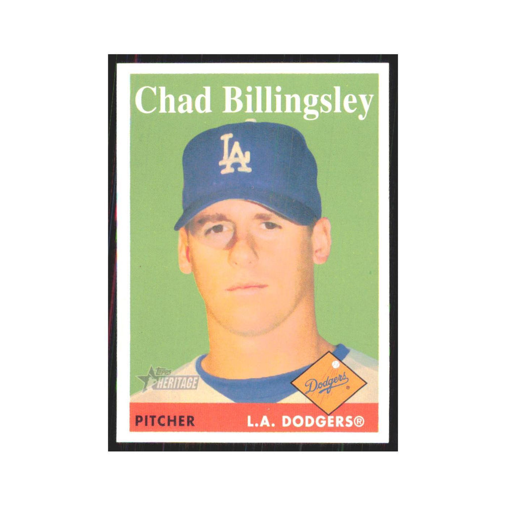Chad Billingsley 2007 Topps Heritage #313 Los Angeles Dodgers Baseball Card NM