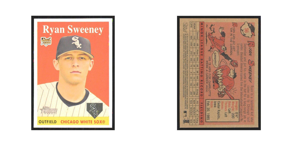 Ryan Sweeney Rookie 2007 Topps Heritage #56 Chicago White Sox Baseball Card NM