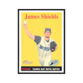 James Shields 2007 Topps Heritage #237 Tampa Bay Devil Rays Baseball Card NM