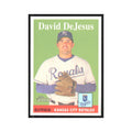 David DeJesus 2007 Topps Heritage #91 Kansas City Royals Baseball Card NM