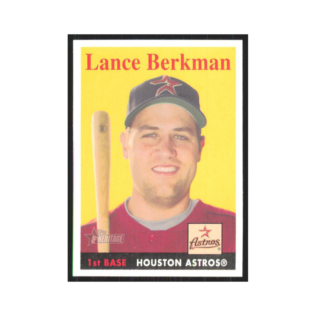 Lance Berkman 2007 Topps Heritage #323 Houston Astros Baseball Card NM