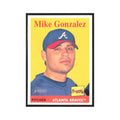 Mike Gonzalez 2007 Topps Heritage #241 Atlanta Braves Baseball Card NM