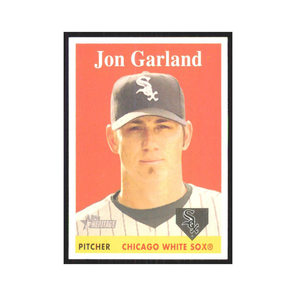 Jon Garland 2007 Topps Heritage #308 Chicago White Sox Baseball Card NM