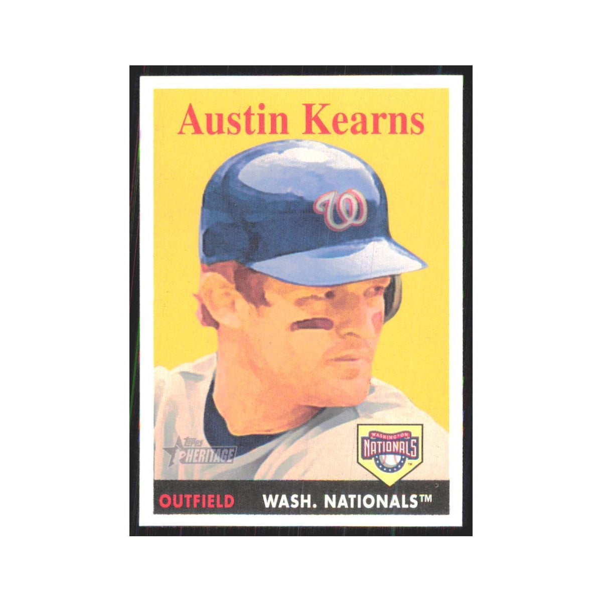 Austin Kearns 2007 Topps Heritage #173 Washington Nationals Baseball Card NM