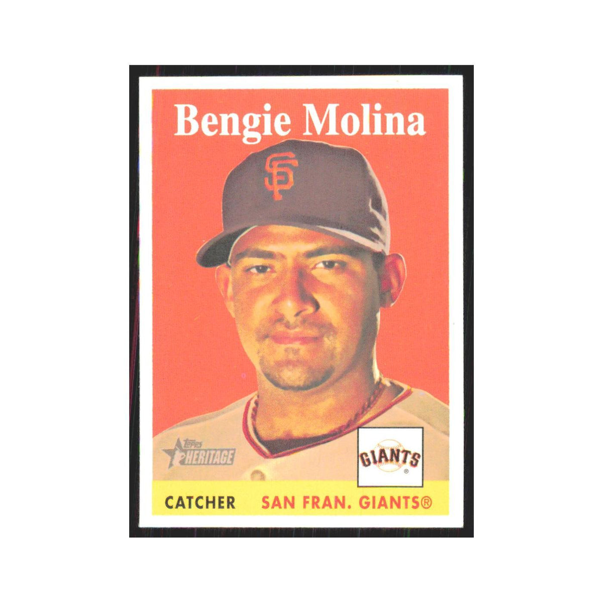 Bengie Molina 2007 Topps Heritage #315 San Francisco Giants Baseball Card NM