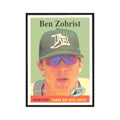 Ben Zobrist 2007 Topps Heritage #297 Tampa Bay Devil Rays Baseball Card NM