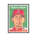 Maicer Izturis 2007 Topps Heritage #325 Los Angeles Angels Baseball Card NM