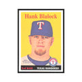 Hank Blalock 2007 Topps Heritage #254 Texas Rangers Baseball Card NM