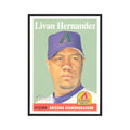 Livan Hernandez 2007 Topps Heritage #51 Arizona Diamondbacks Baseball Card NM