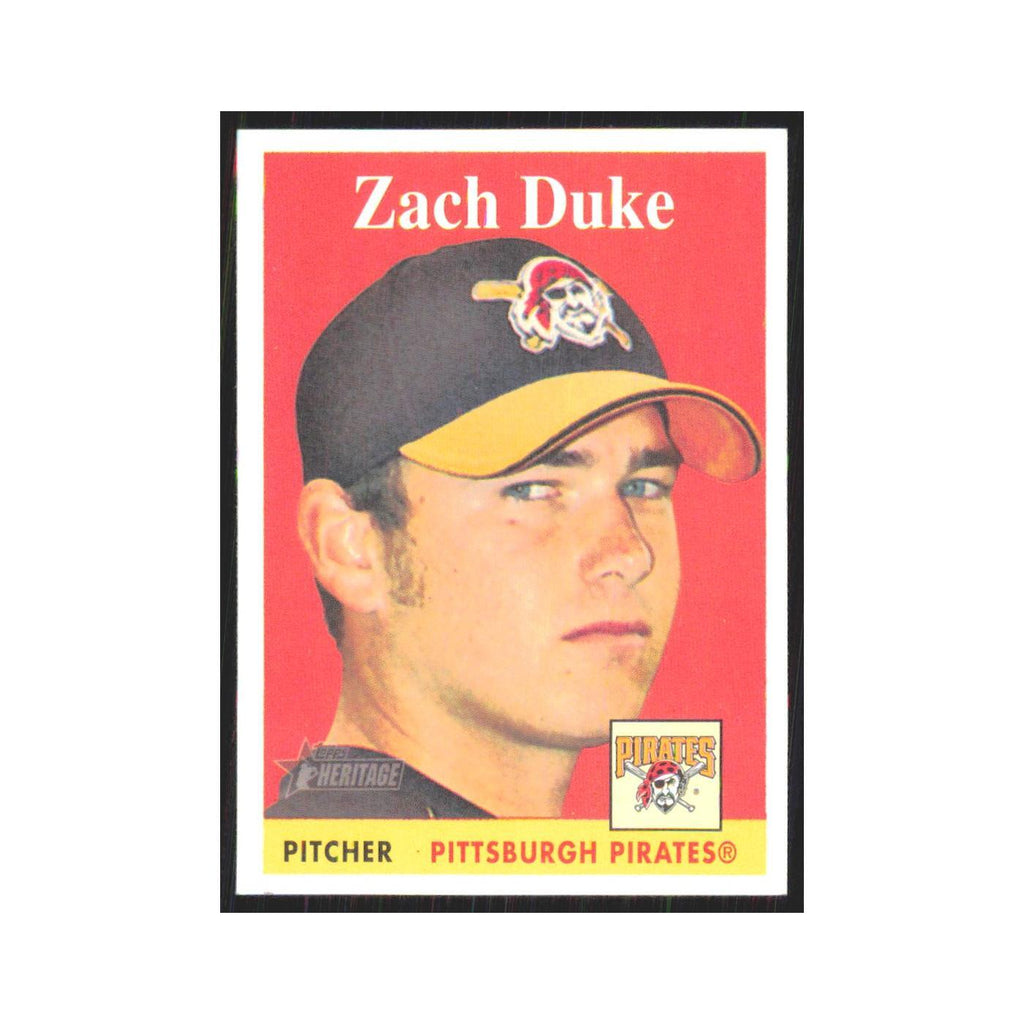 Zach Duke 2007 Topps Heritage #253 Pittsburgh Pirates Baseball Card NM