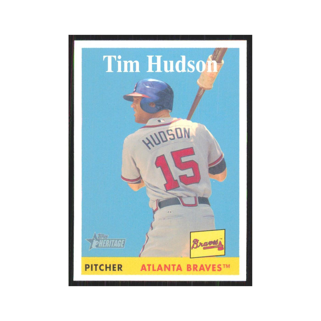 Tim Hudson 2007 Topps Heritage #64 Atlanta Braves Baseball Card NM