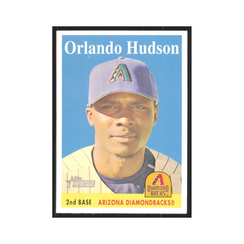 Orlando Hudson 2007 Topps Heritage #89 Arizona Diamondbacks Baseball Card NM