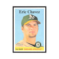 Eric Chavez 2007 Topps Heritage #299 Oakland Athletics Baseball Card NM