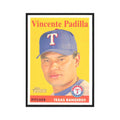Vicente Padilla 2007 Topps Heritage #290 Texas Rangers Baseball Card NM