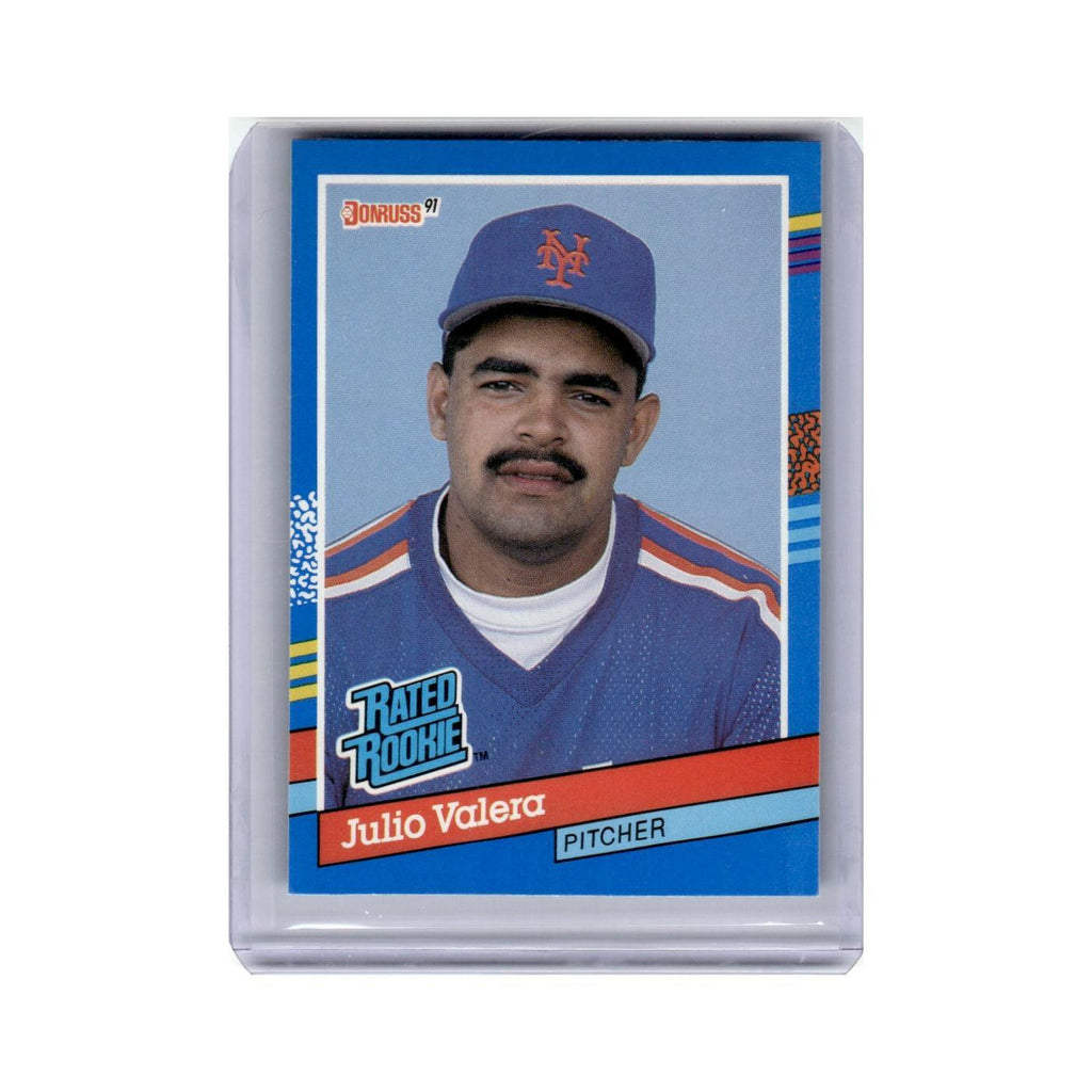 Julio Valera 1991 Donruss #39 New York Mets Baseball Card NM