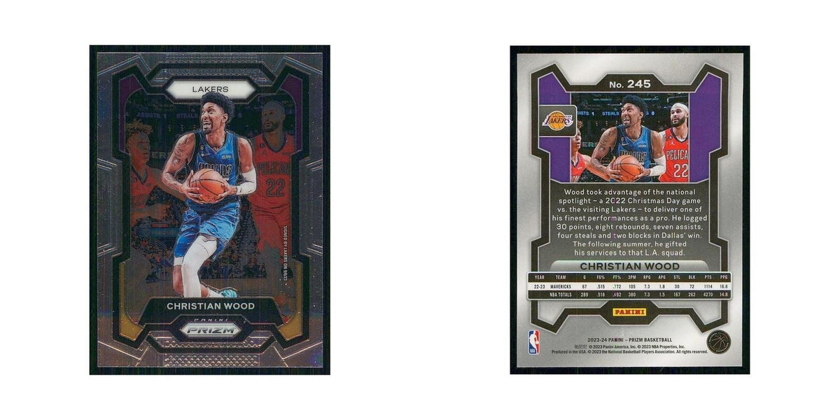 2023 Panini Prizm Christian Wood Lakers #245