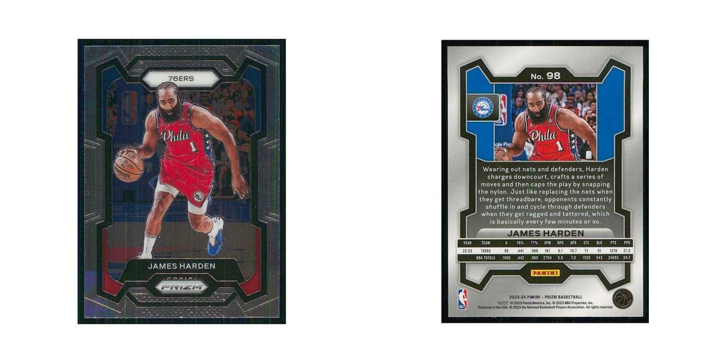 2023 Panini Prizm James Harden 76ers #98